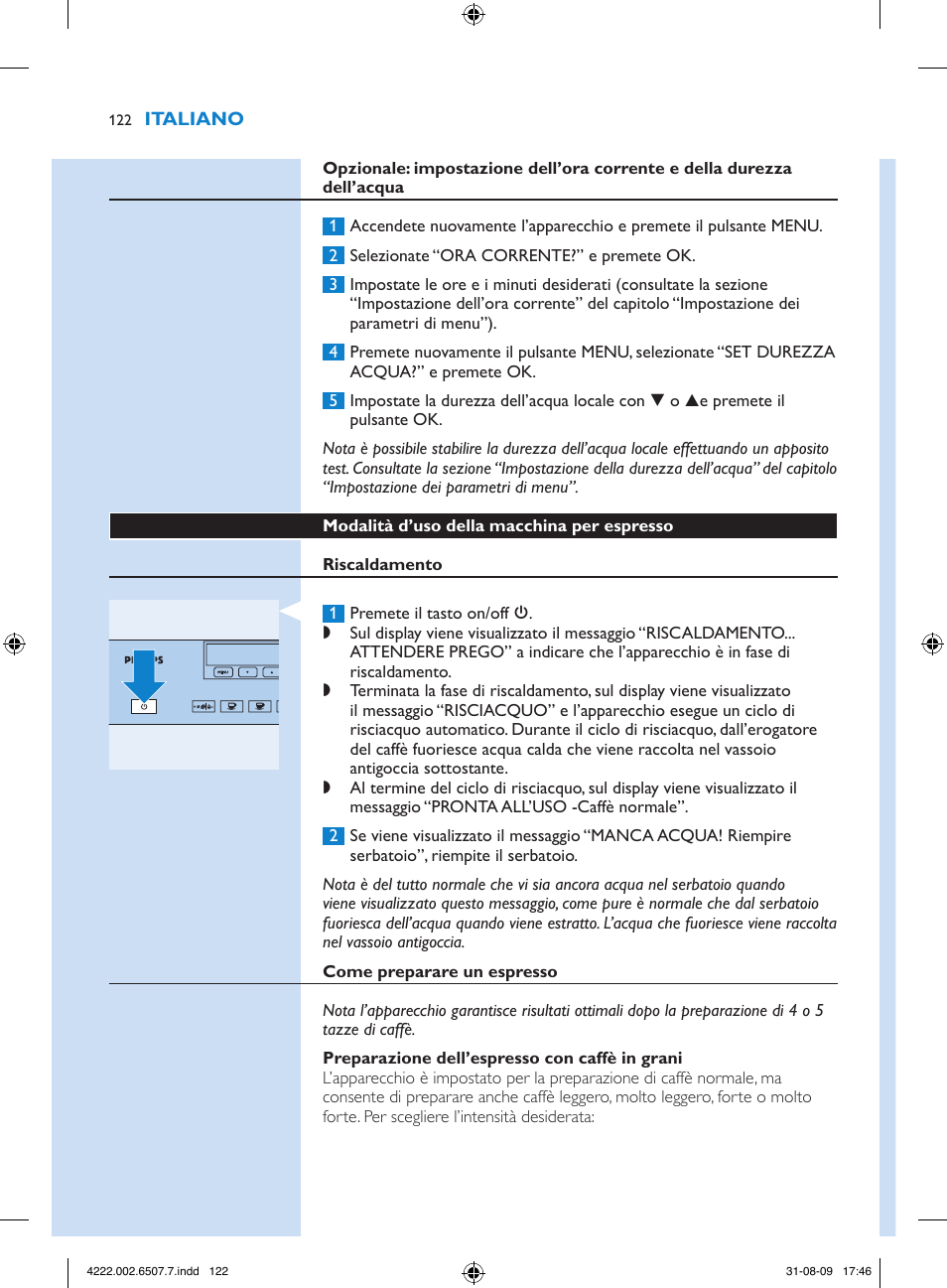 Philips Kaffeevollautomat User Manual | Page 122 / 174