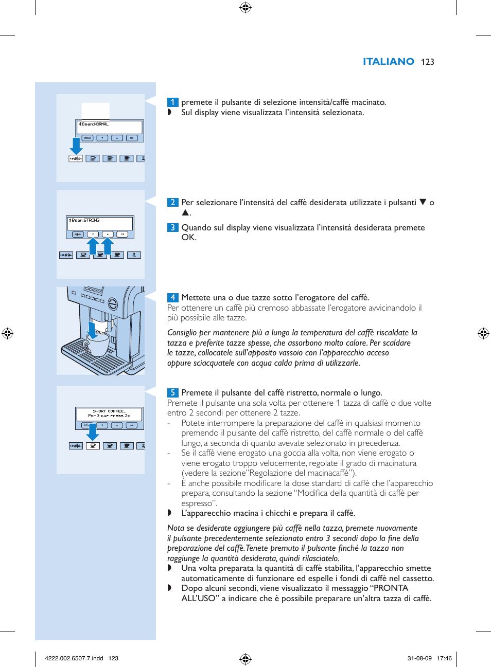 Philips Kaffeevollautomat User Manual | Page 123 / 174