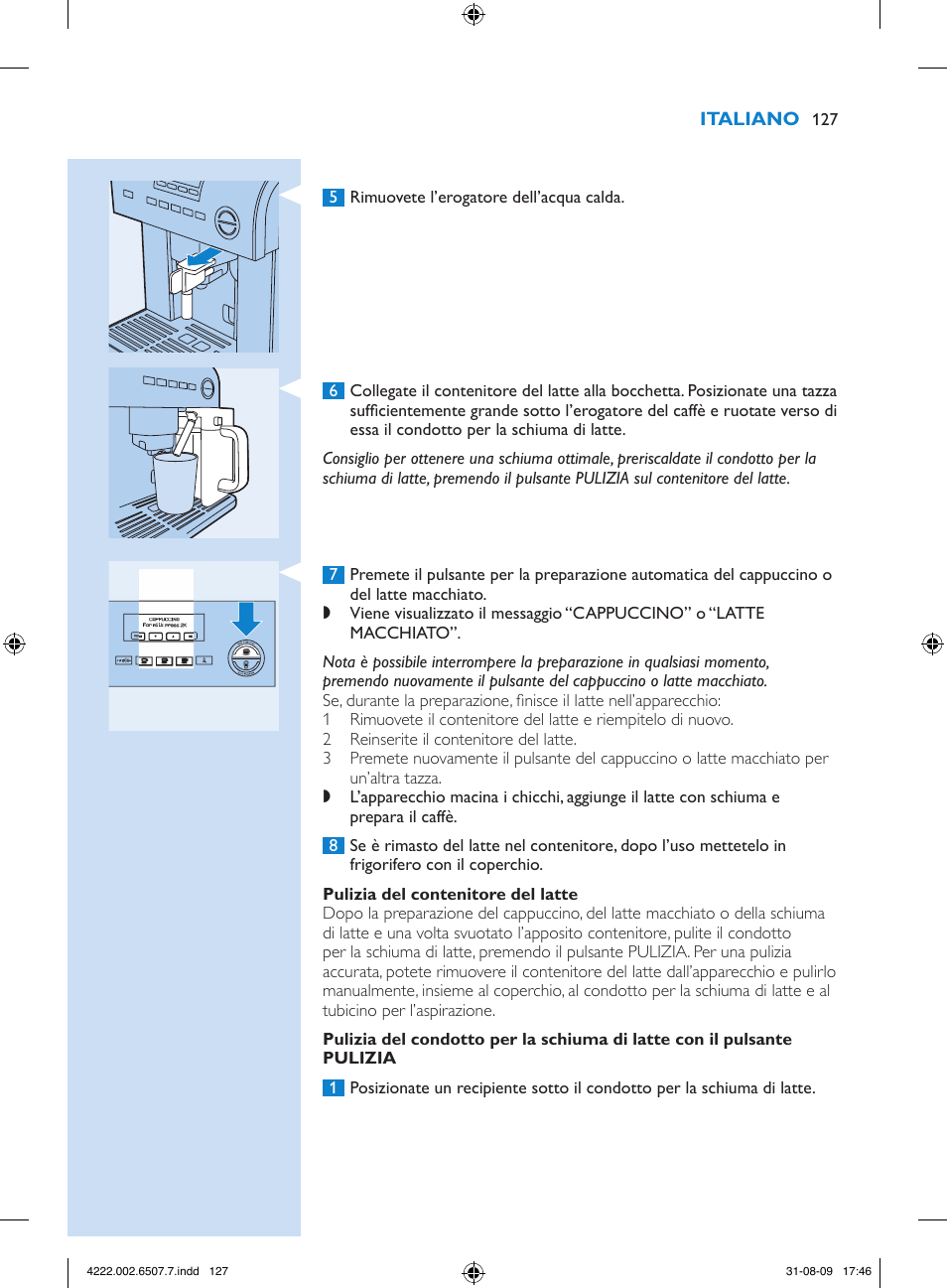 Philips Kaffeevollautomat User Manual | Page 127 / 174