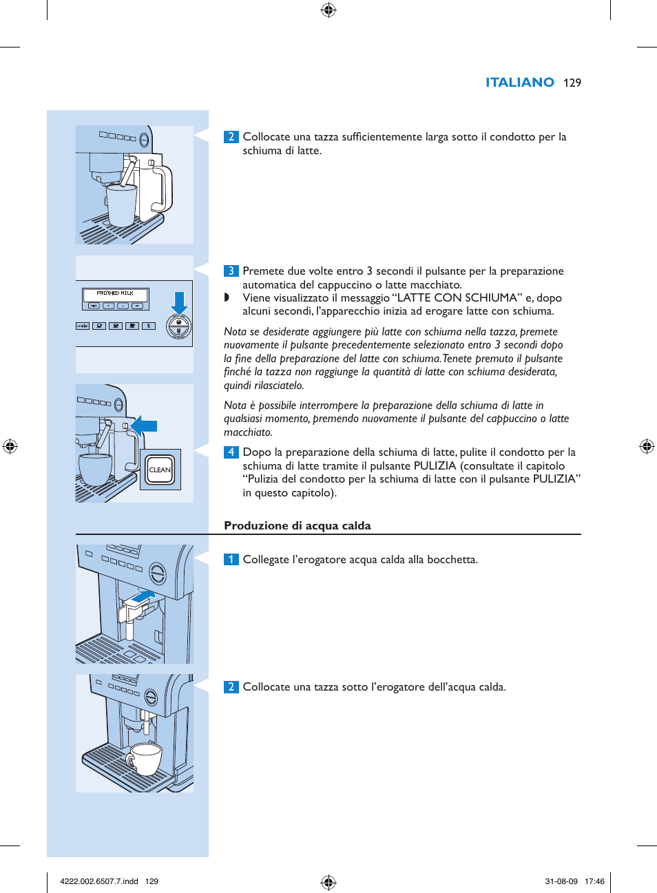 Philips Kaffeevollautomat User Manual | Page 129 / 174