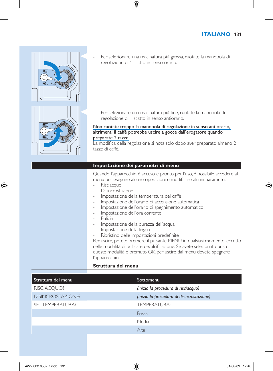 Philips Kaffeevollautomat User Manual | Page 131 / 174