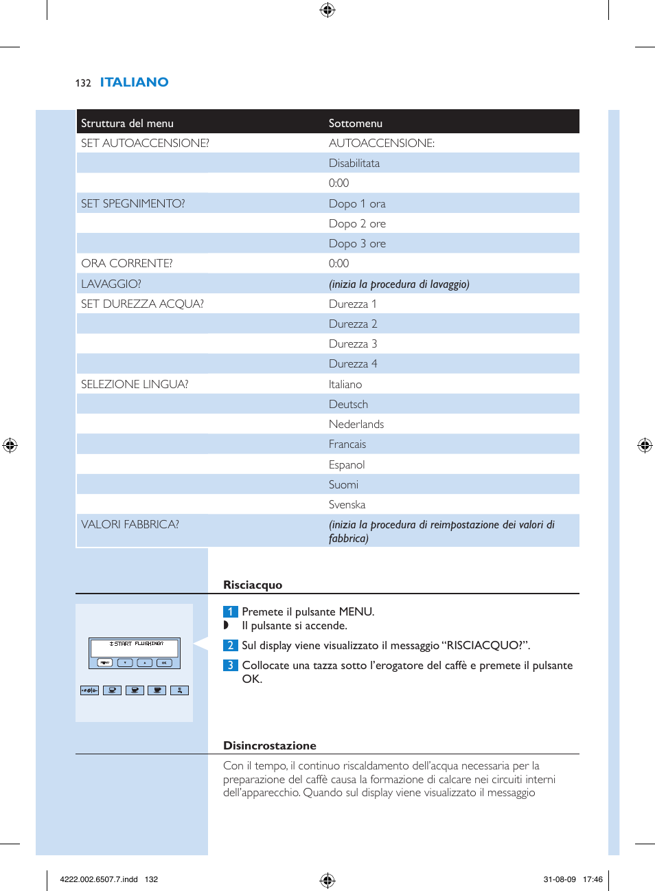 Philips Kaffeevollautomat User Manual | Page 132 / 174