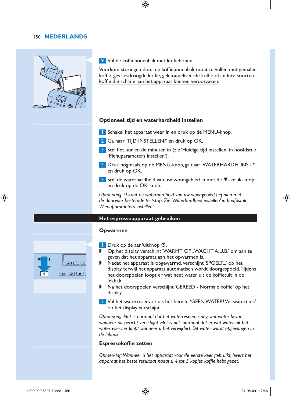 Philips Kaffeevollautomat User Manual | Page 150 / 174