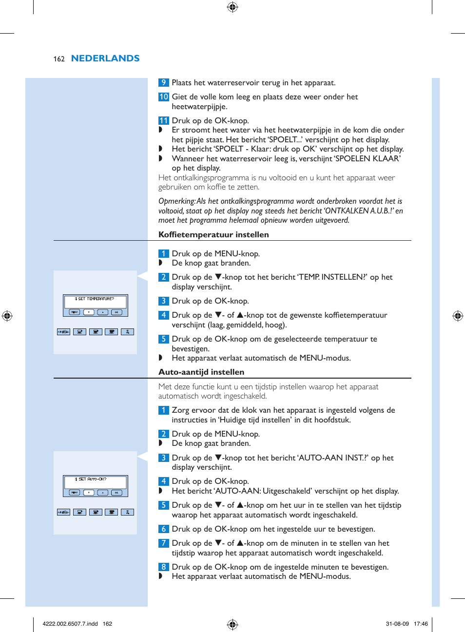 Philips Kaffeevollautomat User Manual | Page 162 / 174