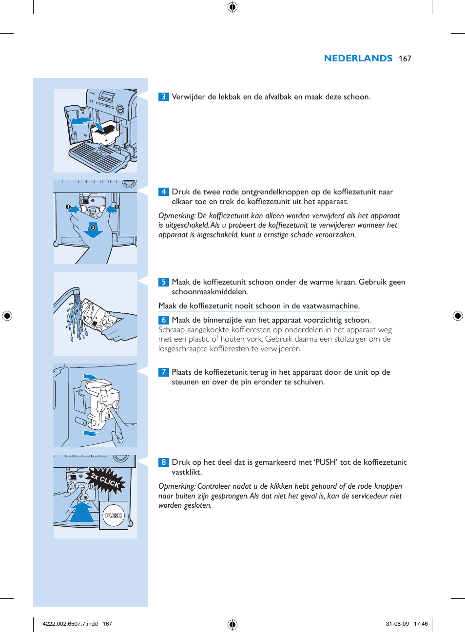 Philips Kaffeevollautomat User Manual | Page 167 / 174