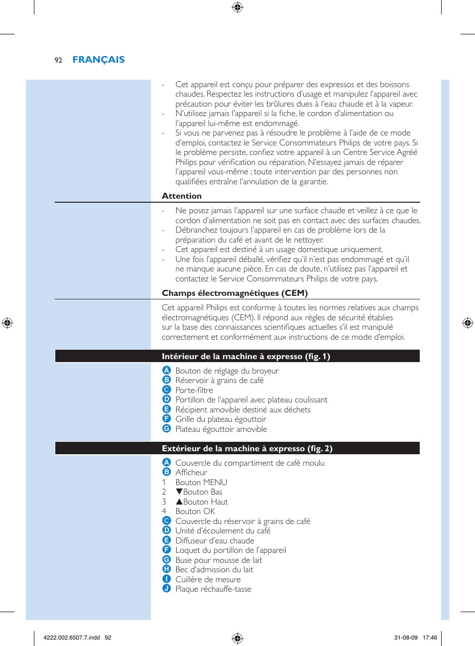 Philips Kaffeevollautomat User Manual | Page 92 / 174