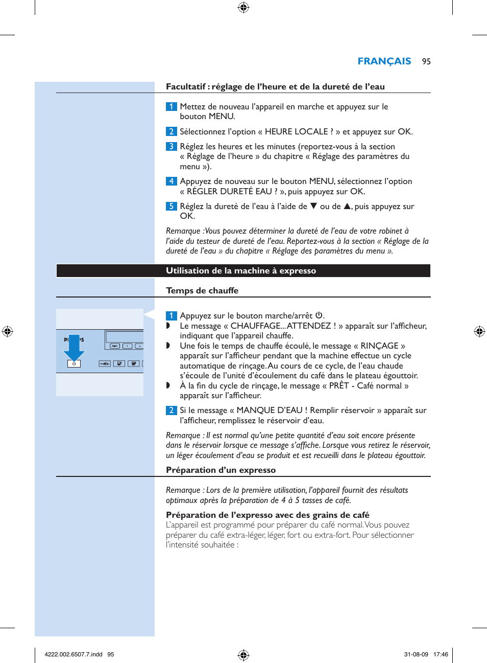 Philips Kaffeevollautomat User Manual | Page 95 / 174