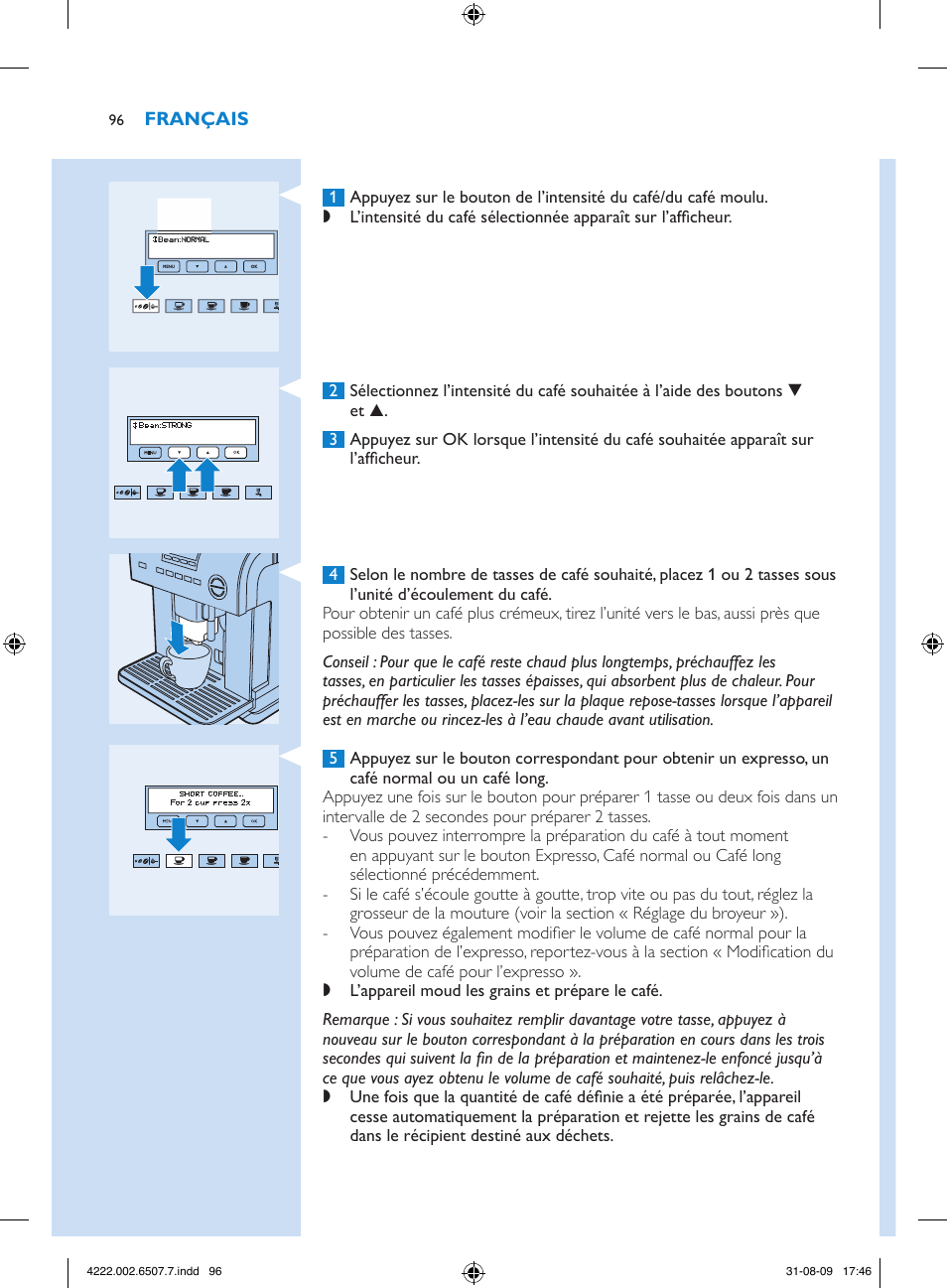 Philips Kaffeevollautomat User Manual | Page 96 / 174
