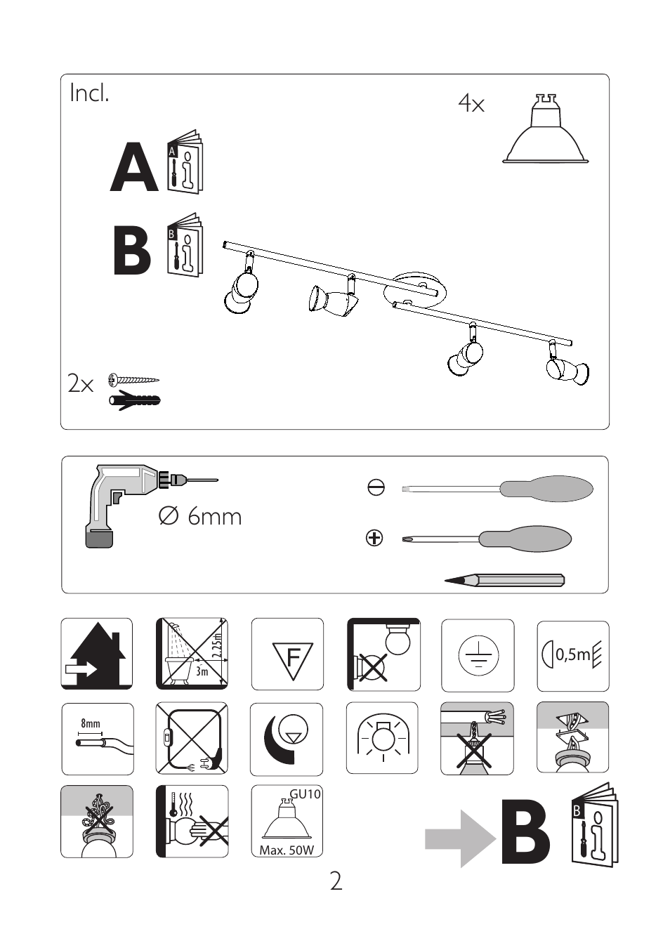 Philips myLiving Spot User Manual | Page 2 / 7