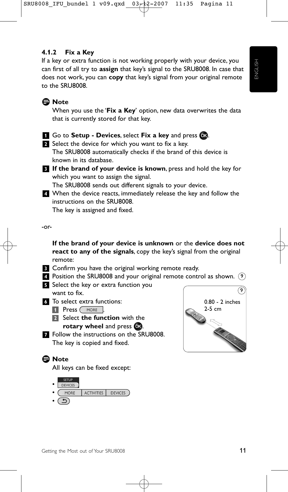 Philips Prestigo Universal-Fernbedienung User Manual | Page 11 / 124