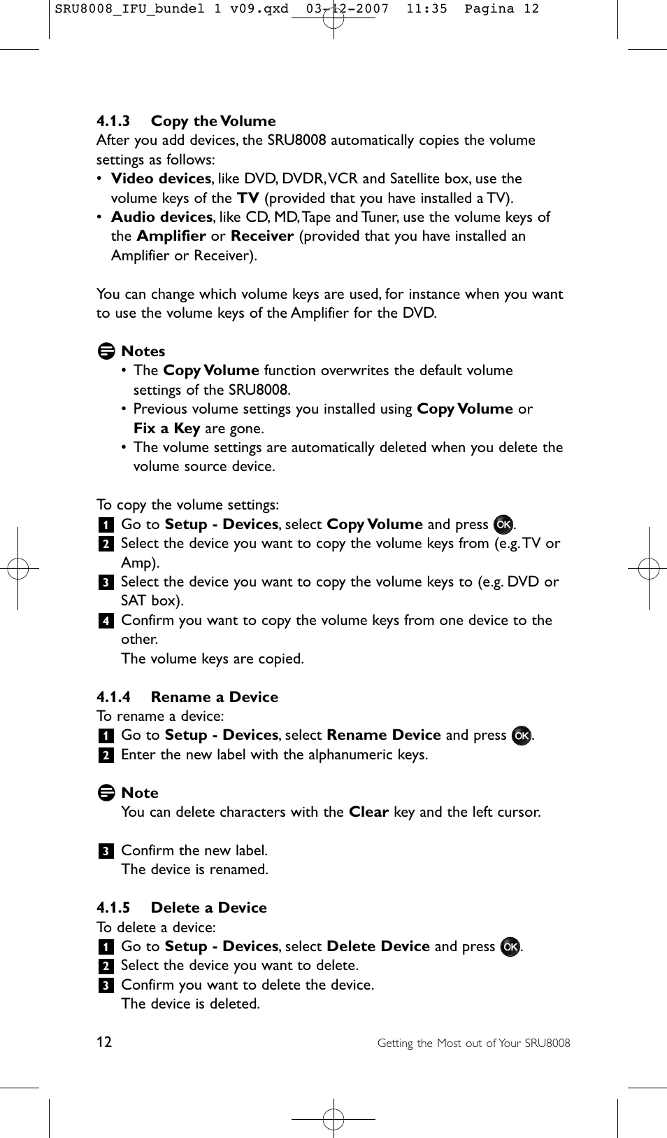 Philips Prestigo Universal-Fernbedienung User Manual | Page 12 / 124