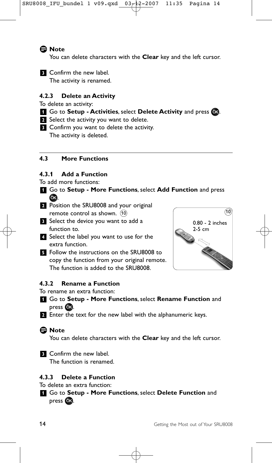 Philips Prestigo Universal-Fernbedienung User Manual | Page 14 / 124