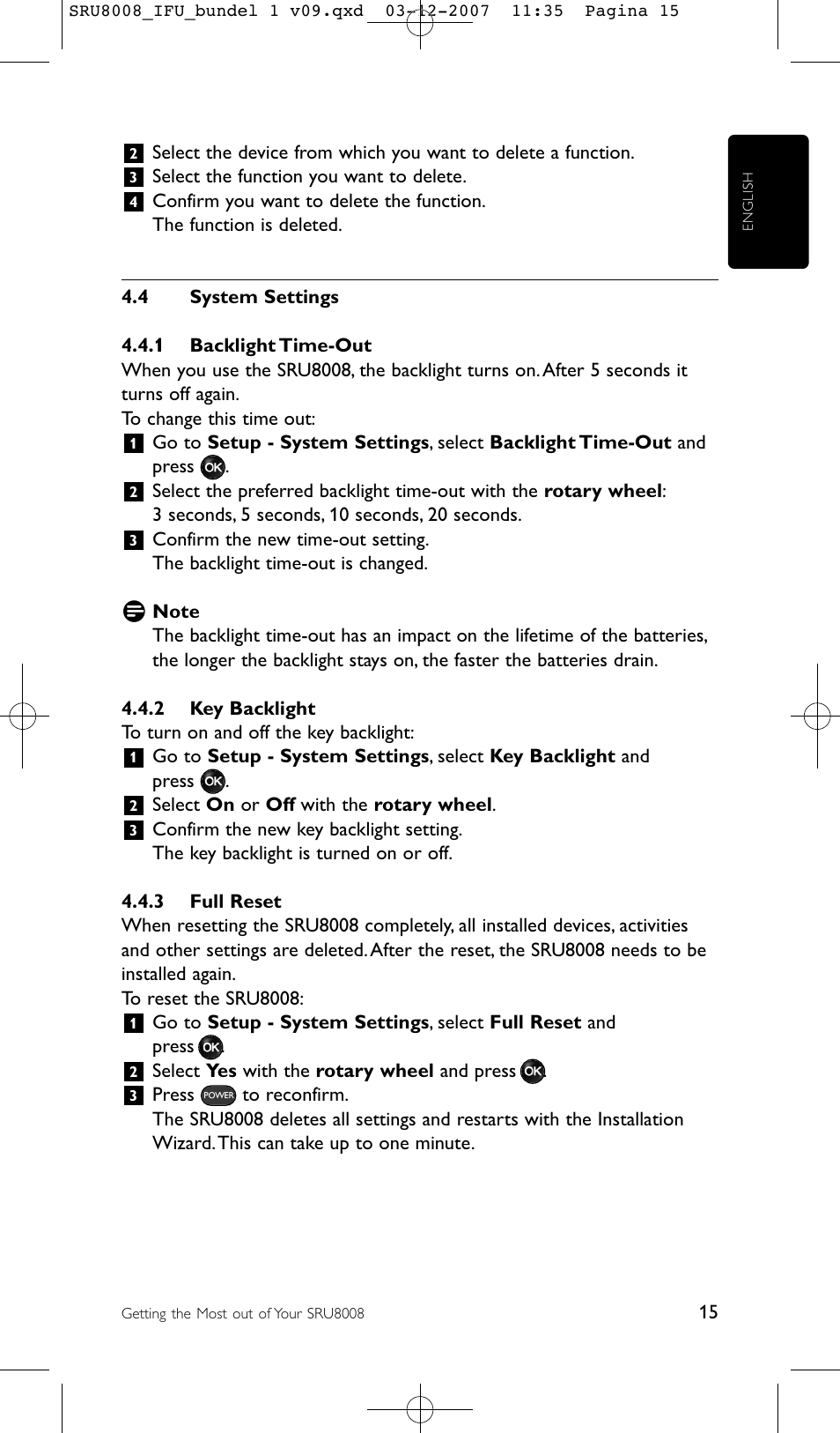 Philips Prestigo Universal-Fernbedienung User Manual | Page 15 / 124