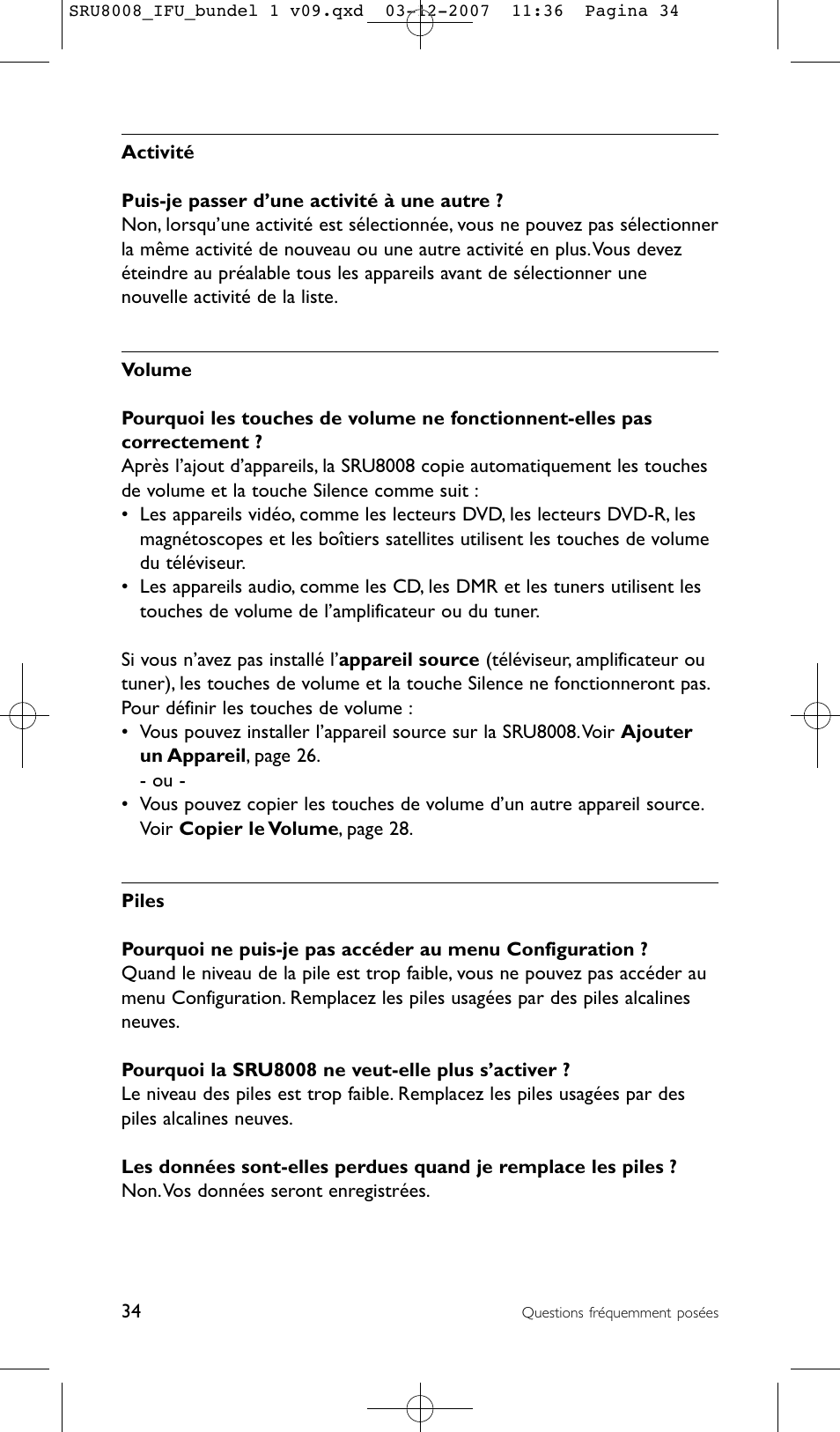 Philips Prestigo Universal-Fernbedienung User Manual | Page 34 / 124