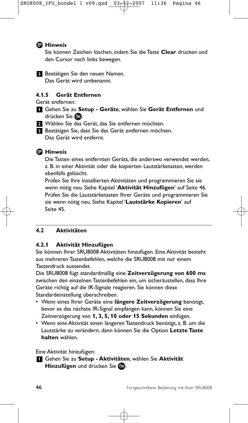 Philips Prestigo Universal-Fernbedienung User Manual | Page 46 / 124