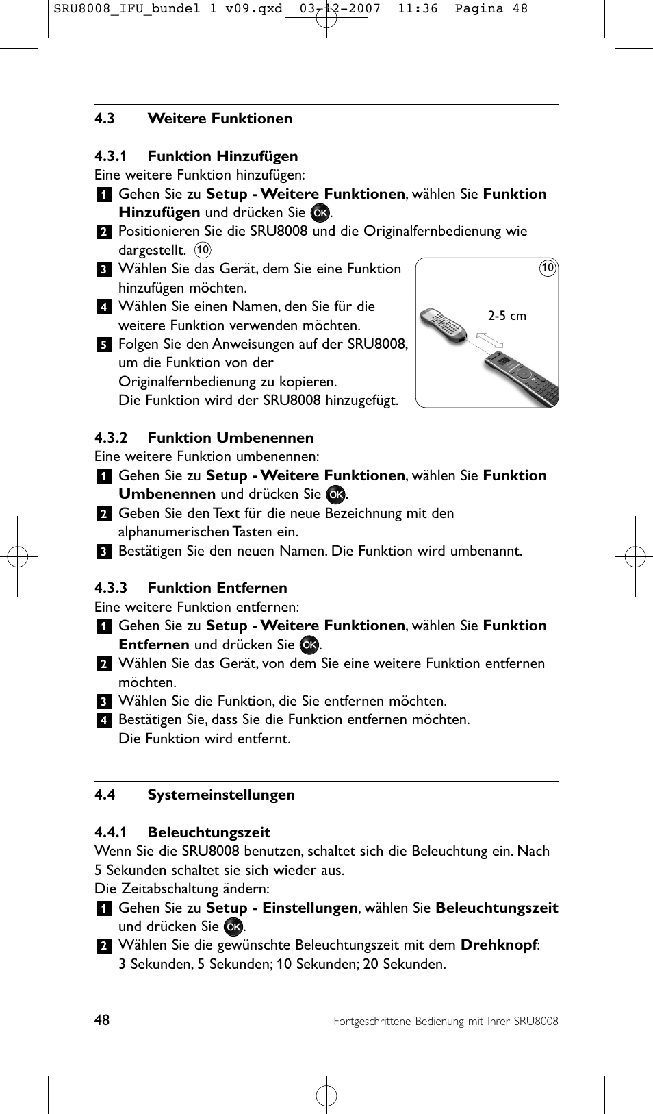 Philips Prestigo Universal-Fernbedienung User Manual | Page 48 / 124