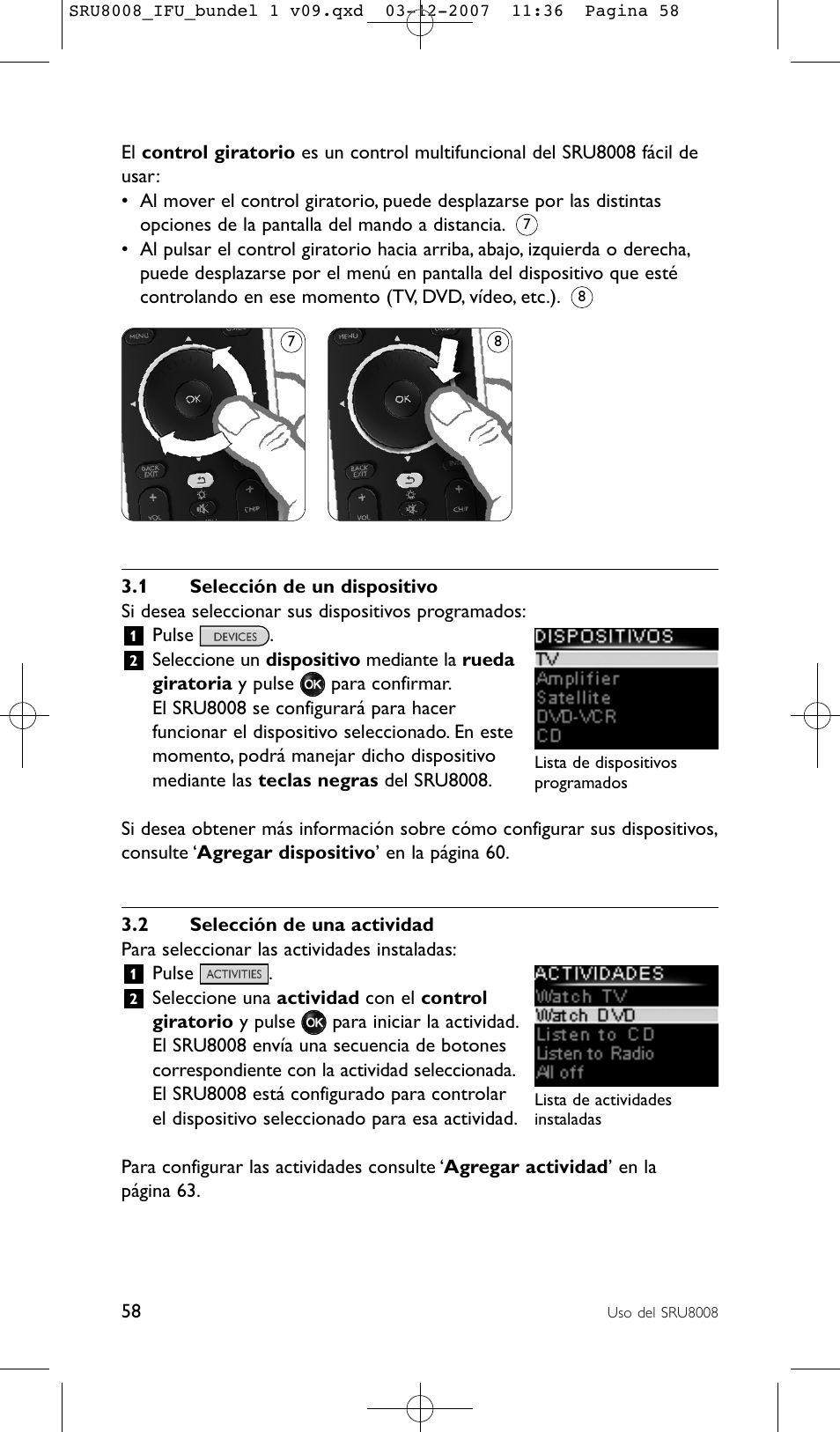 Philips Prestigo Universal-Fernbedienung User Manual | Page 58 / 124