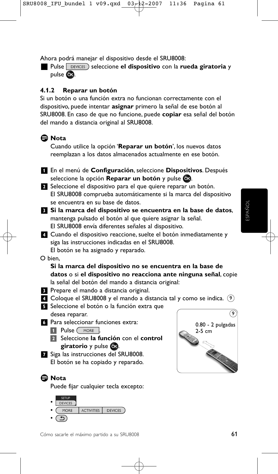 Philips Prestigo Universal-Fernbedienung User Manual | Page 61 / 124