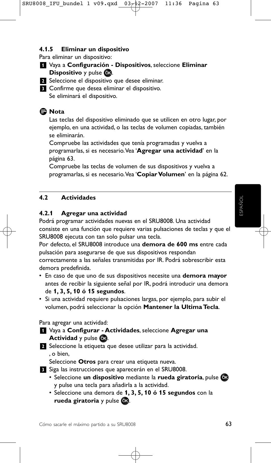 Philips Prestigo Universal-Fernbedienung User Manual | Page 63 / 124