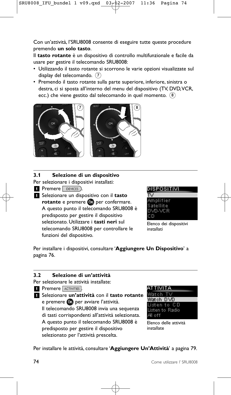 Philips Prestigo Universal-Fernbedienung User Manual | Page 74 / 124