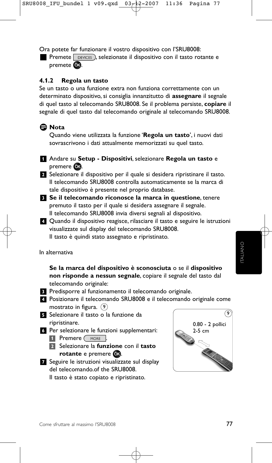 Philips Prestigo Universal-Fernbedienung User Manual | Page 77 / 124