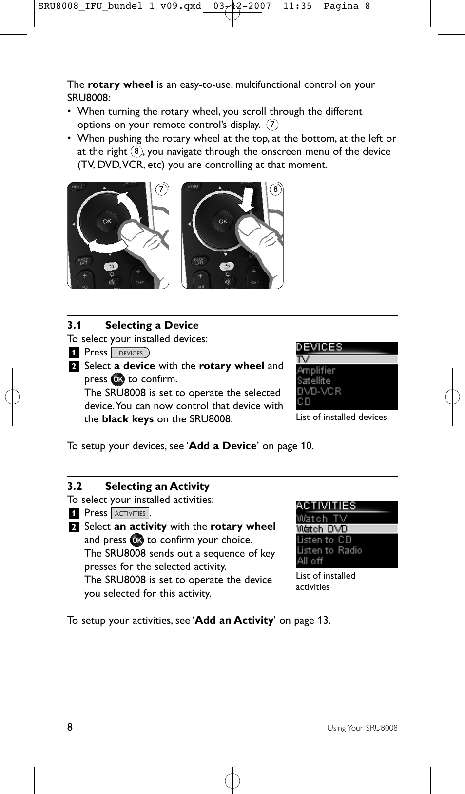 Philips Prestigo Universal-Fernbedienung User Manual | Page 8 / 124