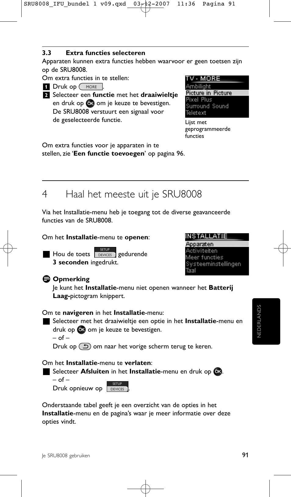 Philips Prestigo Universal-Fernbedienung User Manual | Page 91 / 124