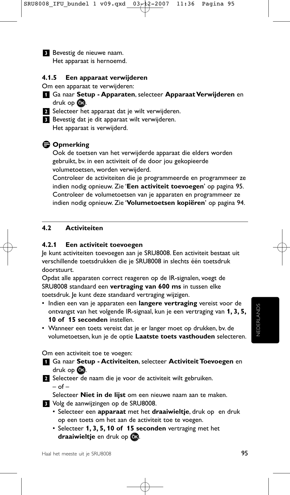 Philips Prestigo Universal-Fernbedienung User Manual | Page 95 / 124