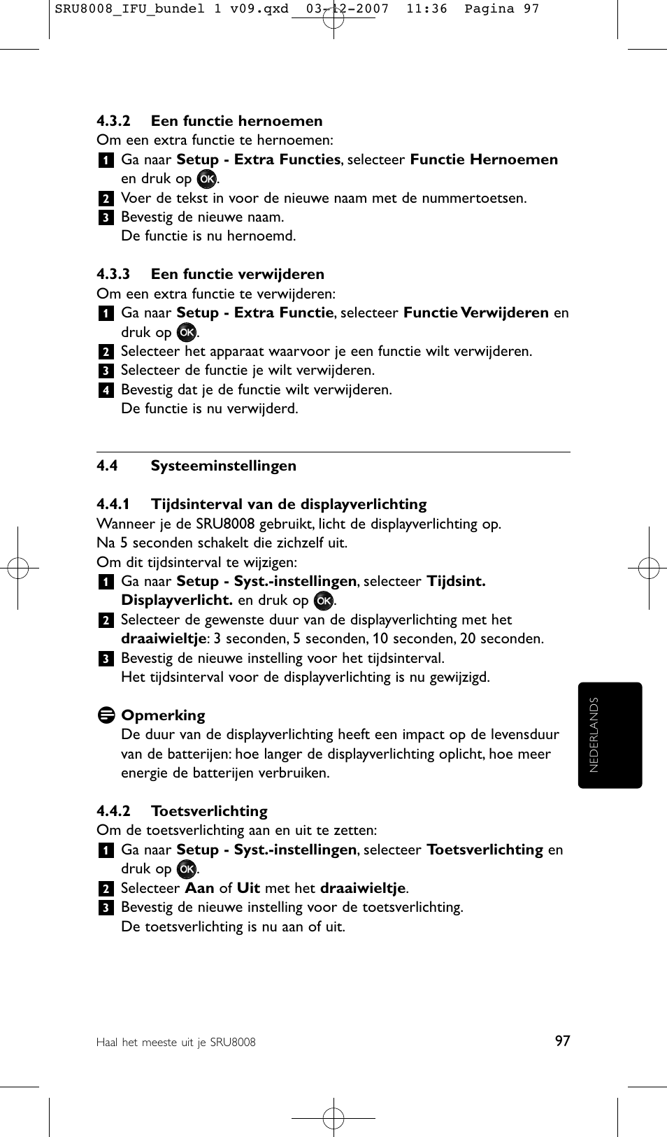 Philips Prestigo Universal-Fernbedienung User Manual | Page 97 / 124