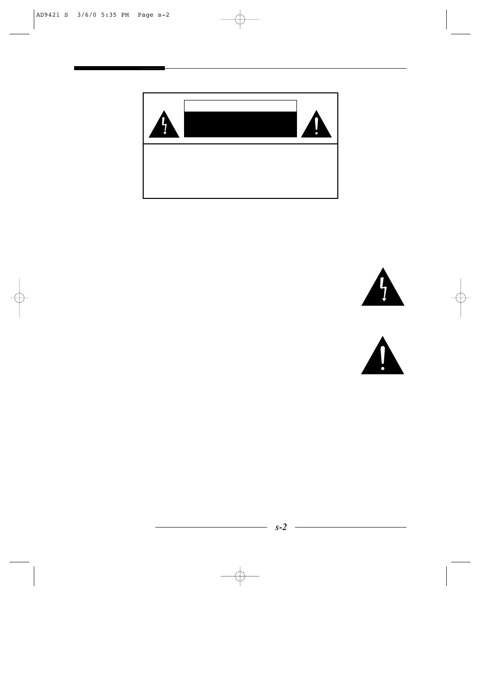 Spanish, Significado de los símbolos gráficos | American Dynamics AD9421 User Manual | Page 54 / 67