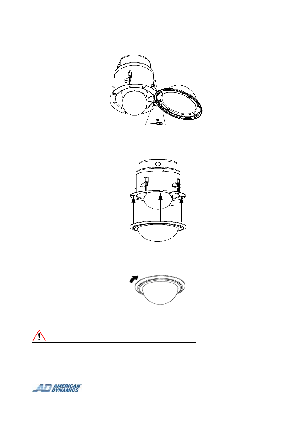 Caution | American Dynamics Tyco 8 User Manual | Page 17 / 42