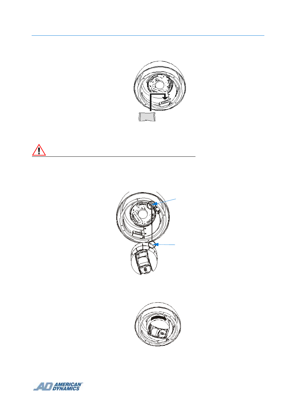 Caution | American Dynamics Tyco 8 User Manual | Page 25 / 42