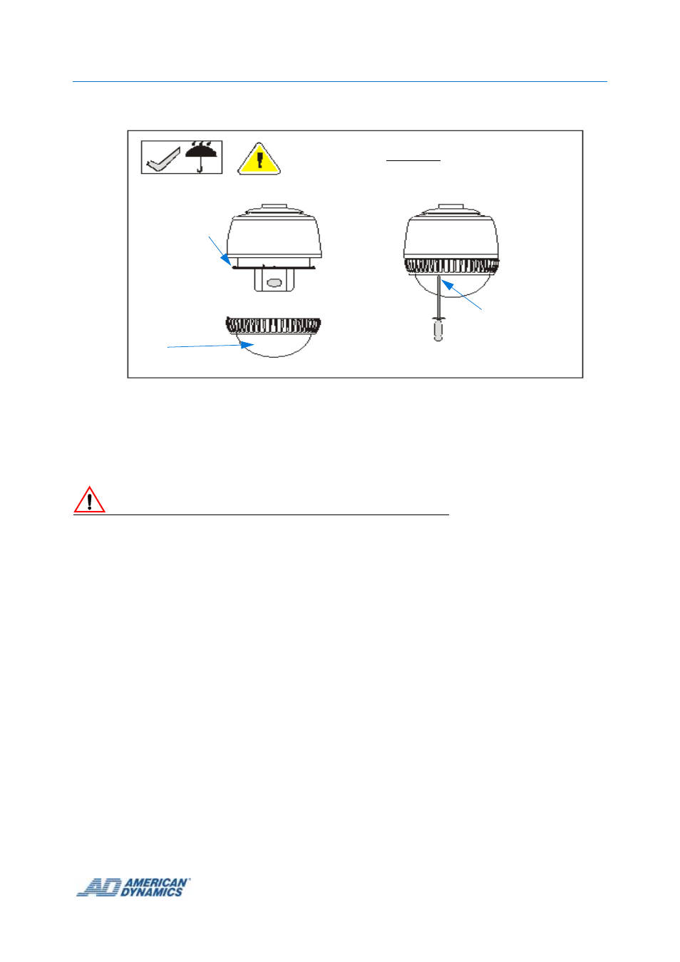 Caution | American Dynamics Tyco 8 User Manual | Page 27 / 42