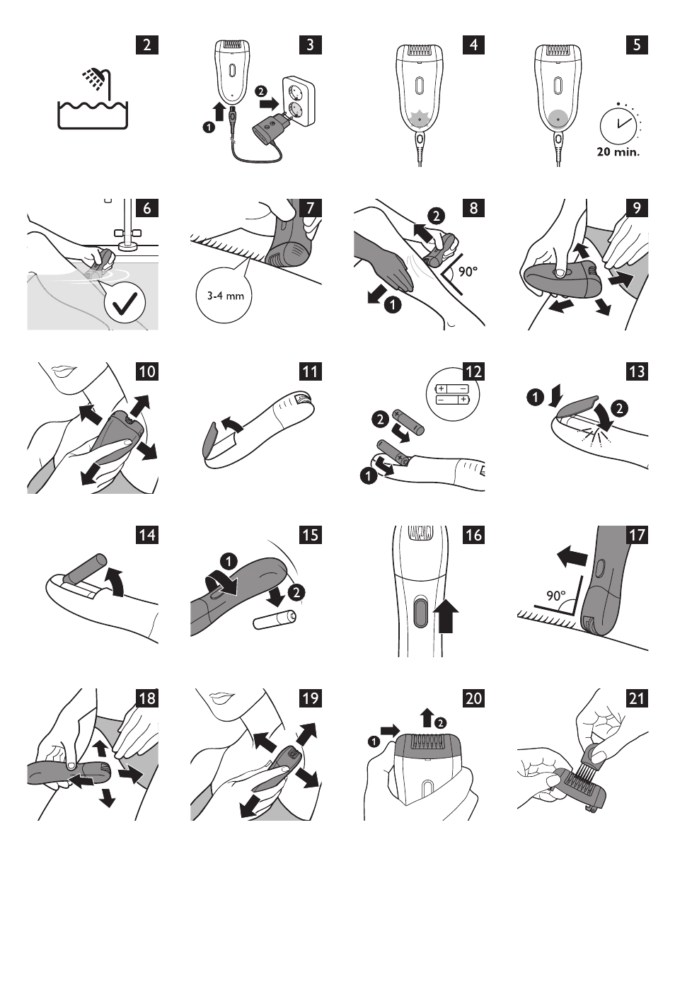 Philips Epilier-Set – Limited Edition User Manual | Page 130 / 132