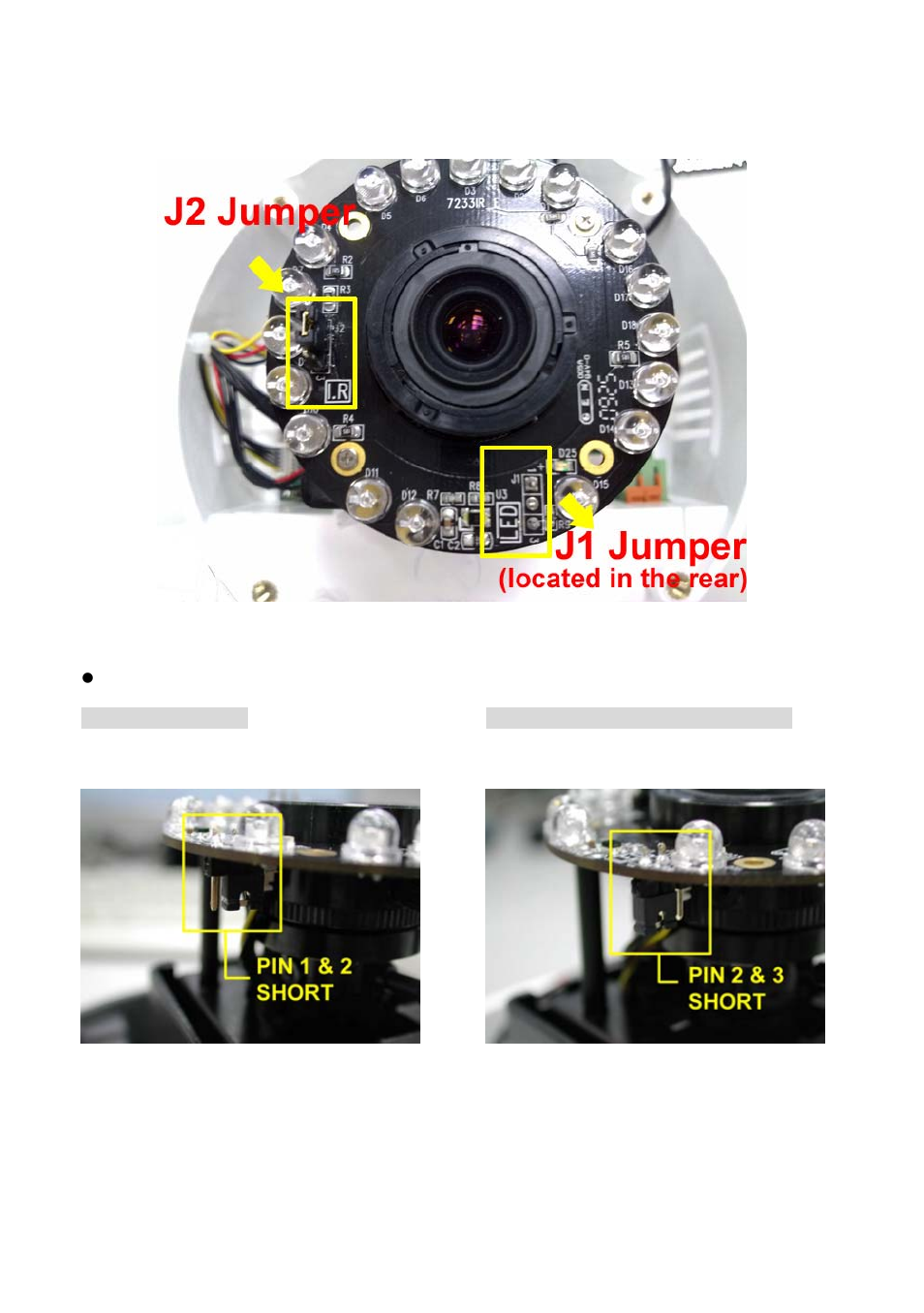 4 power led & ir led power setting, Ower, Led & ir led p | Ower setting | American Dynamics VideoEdge IP Indoor Mini-dome 8200-2646-02 B0 User Manual | Page 12 / 89