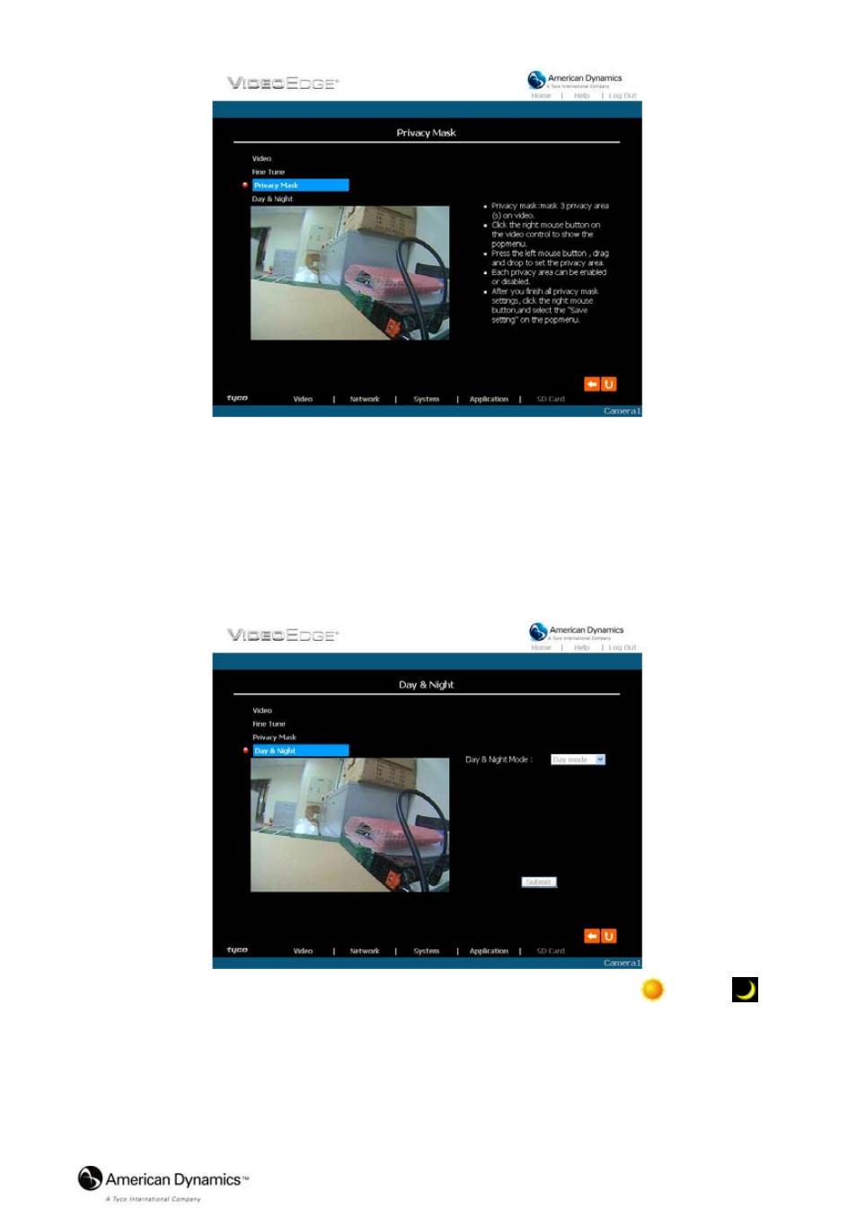 American Dynamics VideoEdge IP Indoor Mini-dome 8200-2646-02 B0 User Manual | Page 31 / 89