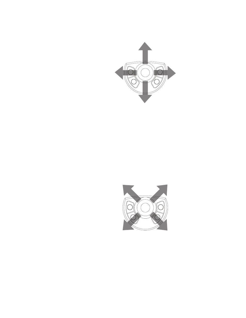 Figure 3-2: tracker ball pan/tilt movement | American Dynamics Matrix Keyboard User Manual | Page 19 / 44