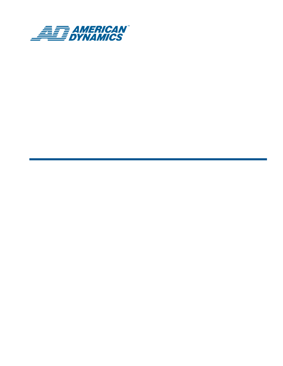 American Dynamics Matrix Keyboard User Manual | Page 3 / 44