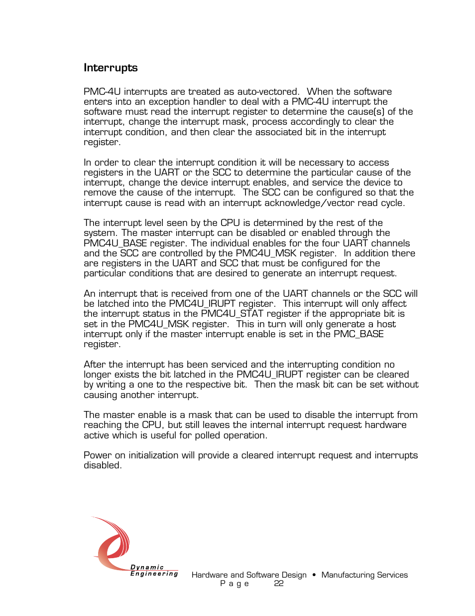 American Dynamics PMC-4U-CACI User Manual | Page 22 / 33