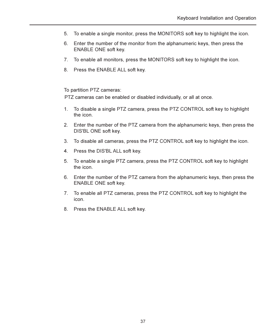 American Dynamics ADCC1100 User Manual | Page 43 / 60