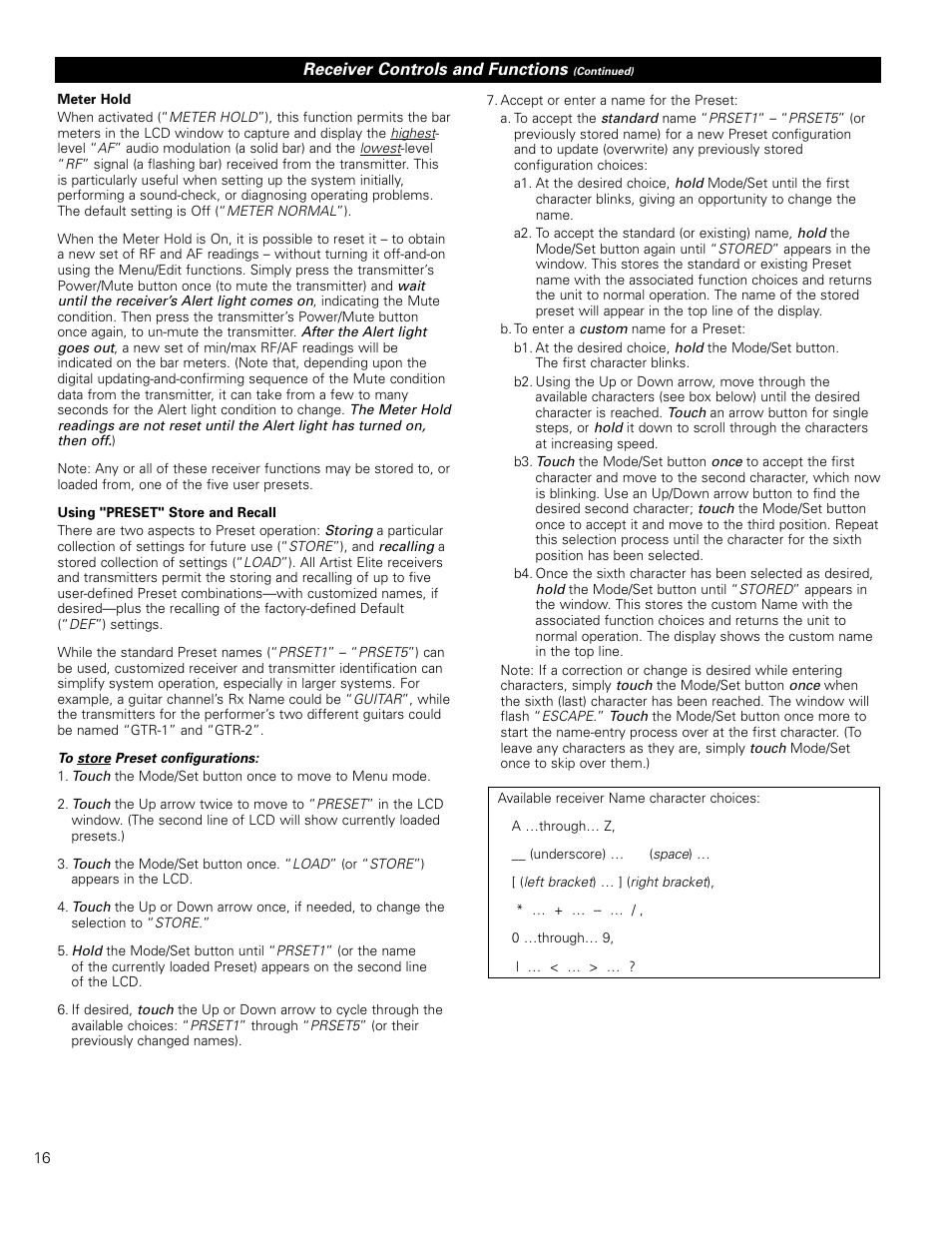 Audio-Technica ARTIST ELITE 4000 User Manual | Page 15 / 31