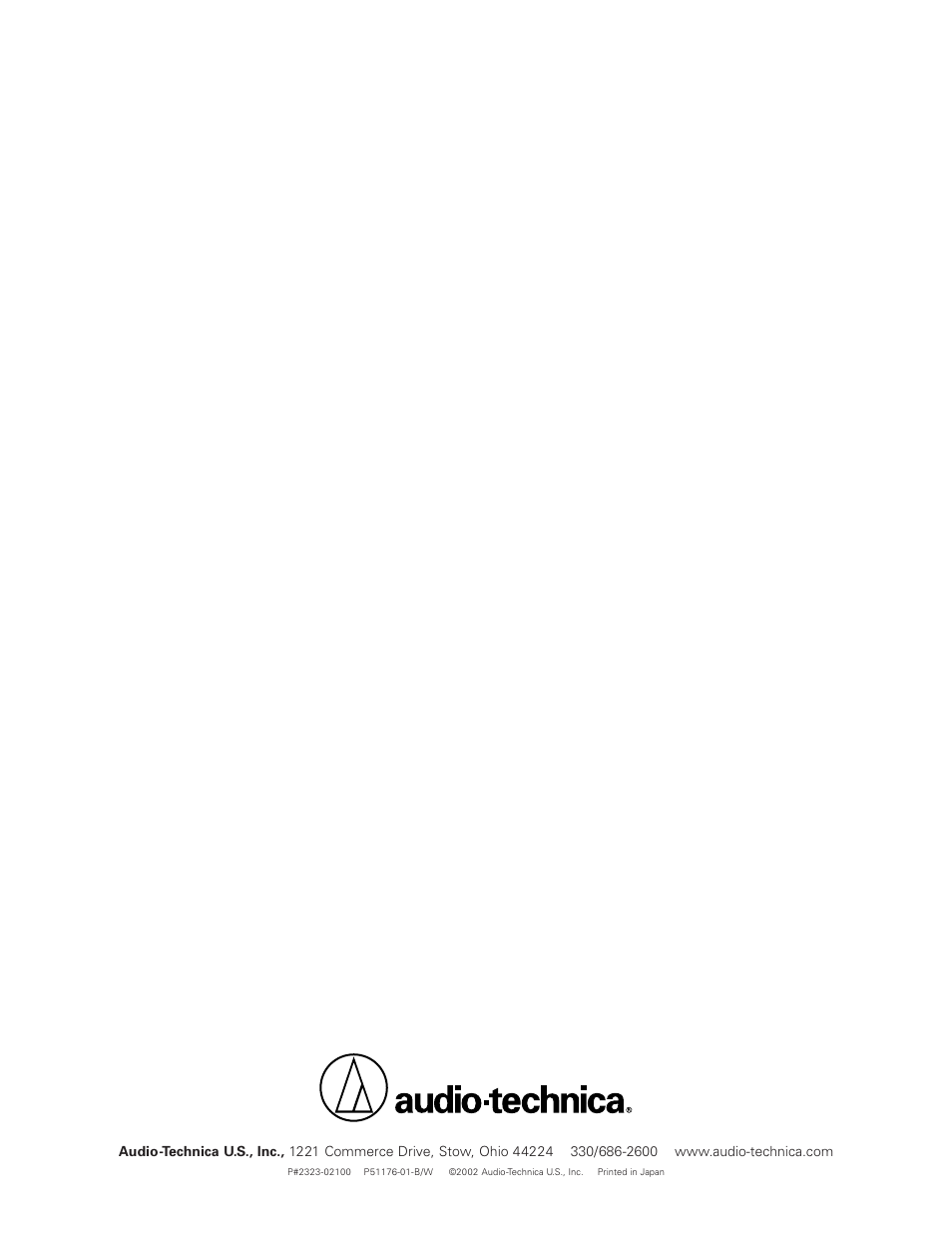 Audio-Technica ATW-U102 User Manual | Page 12 / 12
