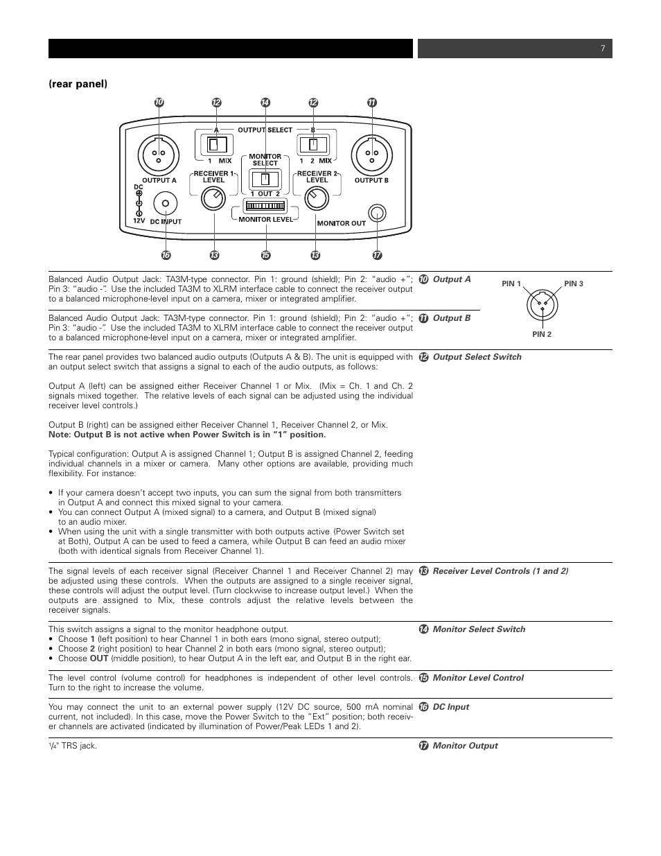 Audio-Technica ATW- 1821 User Manual | Page 7 / 16
