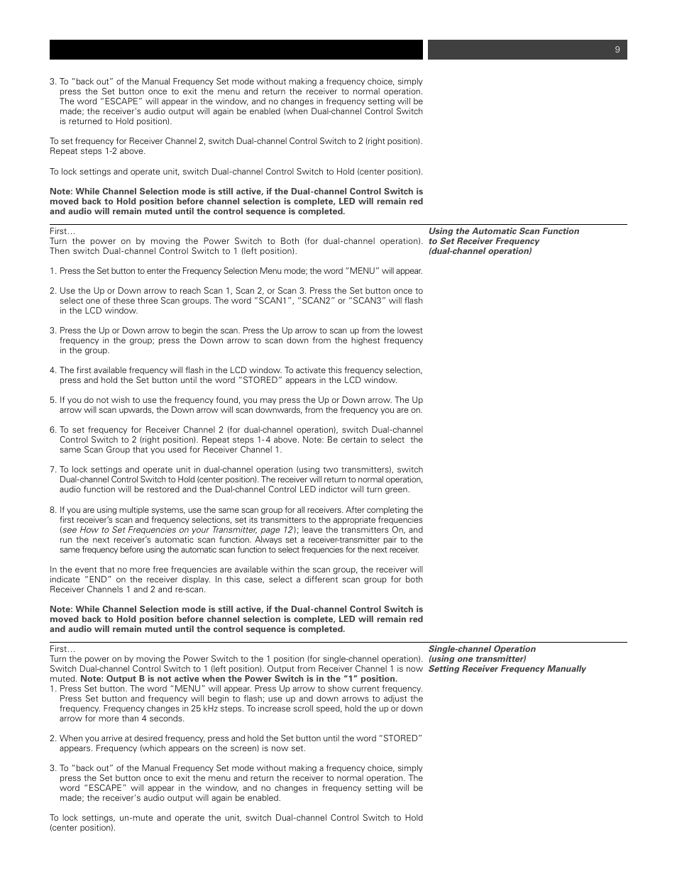 Audio-Technica ATW- 1821 User Manual | Page 9 / 16