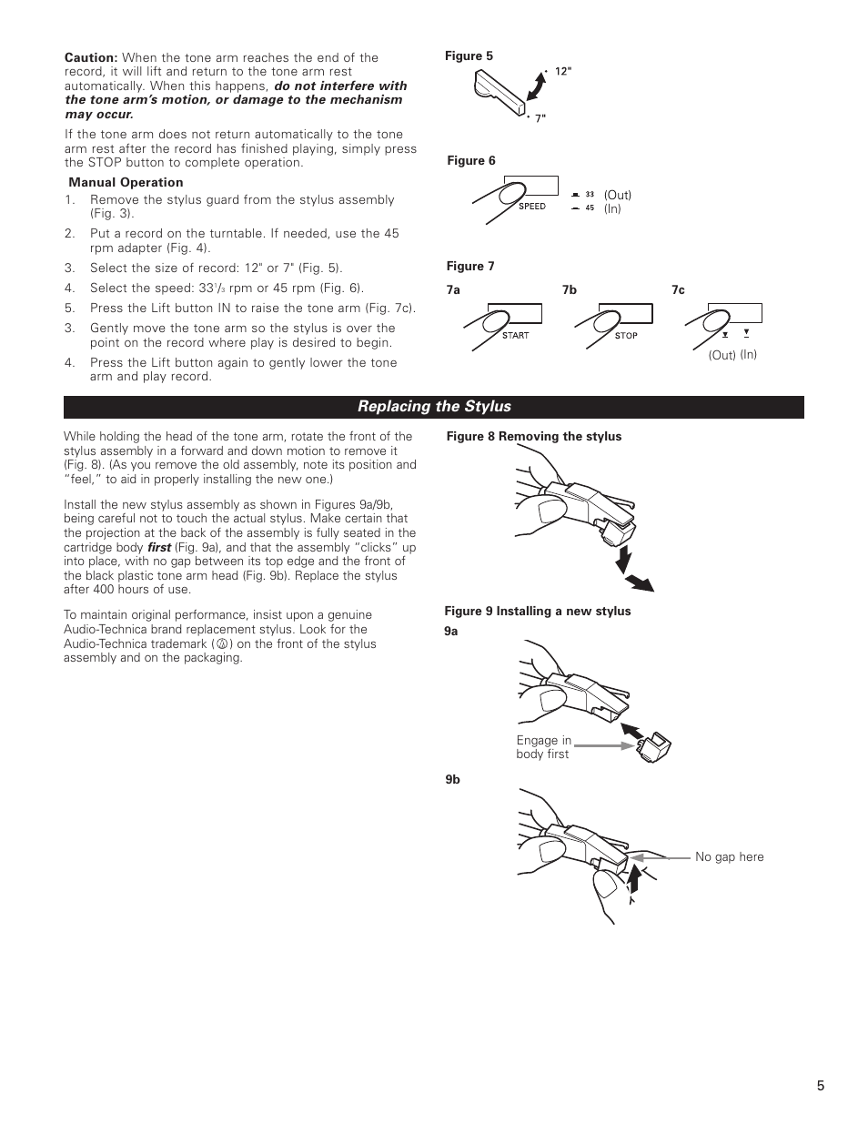 Audio-Technica AT-PL50 User Manual | Page 5 / 8