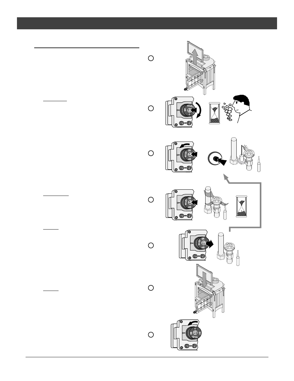 Operation, Starting the pilot flame | Avalon Stoves Freestanding Stove User Manual | Page 26 / 42