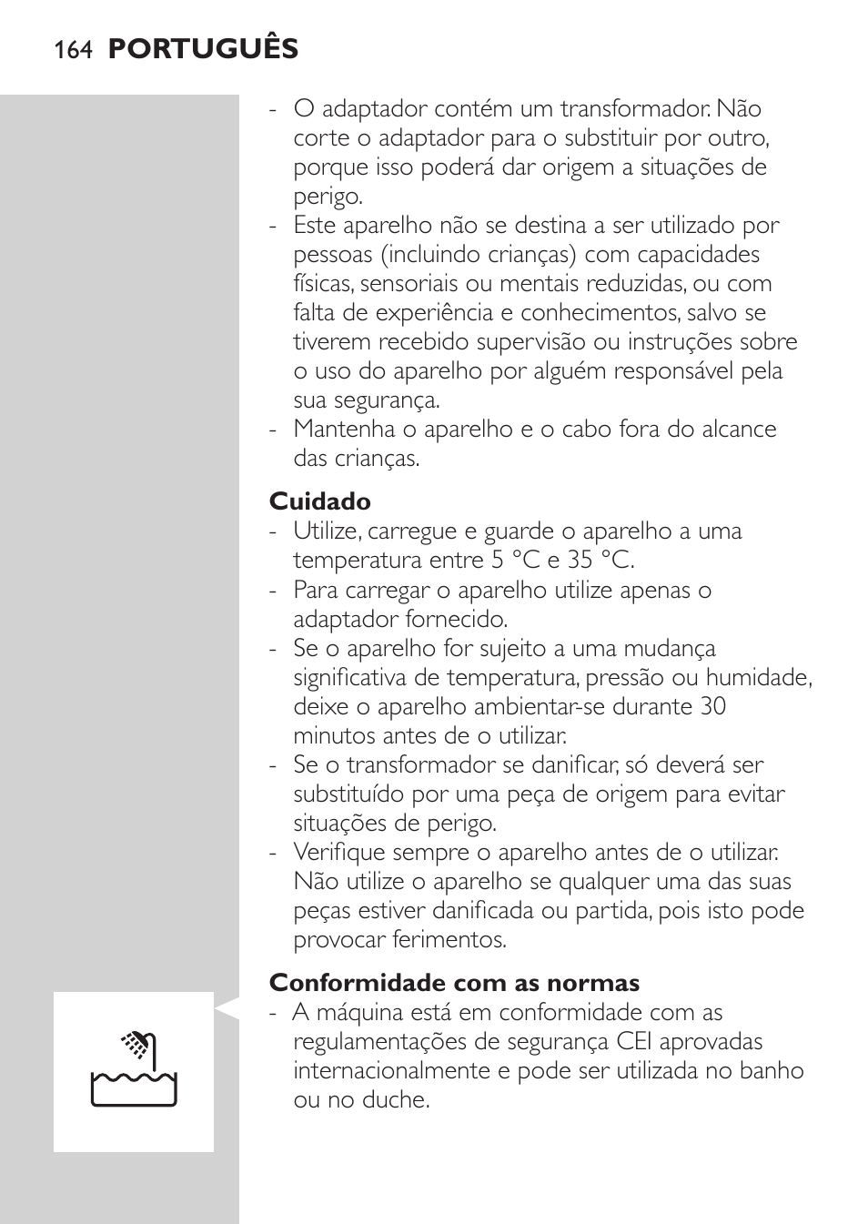 Philips MULTIGROOM Series 5000 Wasserdichtes Multitrim-Set GESICHT HAAR User Manual | Page 164 / 210