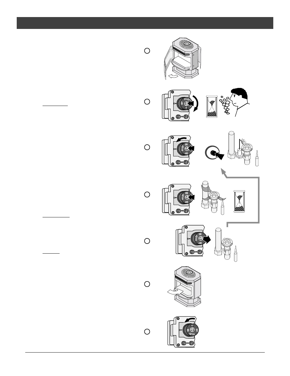 Operation, Starting the pilot flame | Avalon Stoves Cedar EF User Manual | Page 24 / 42