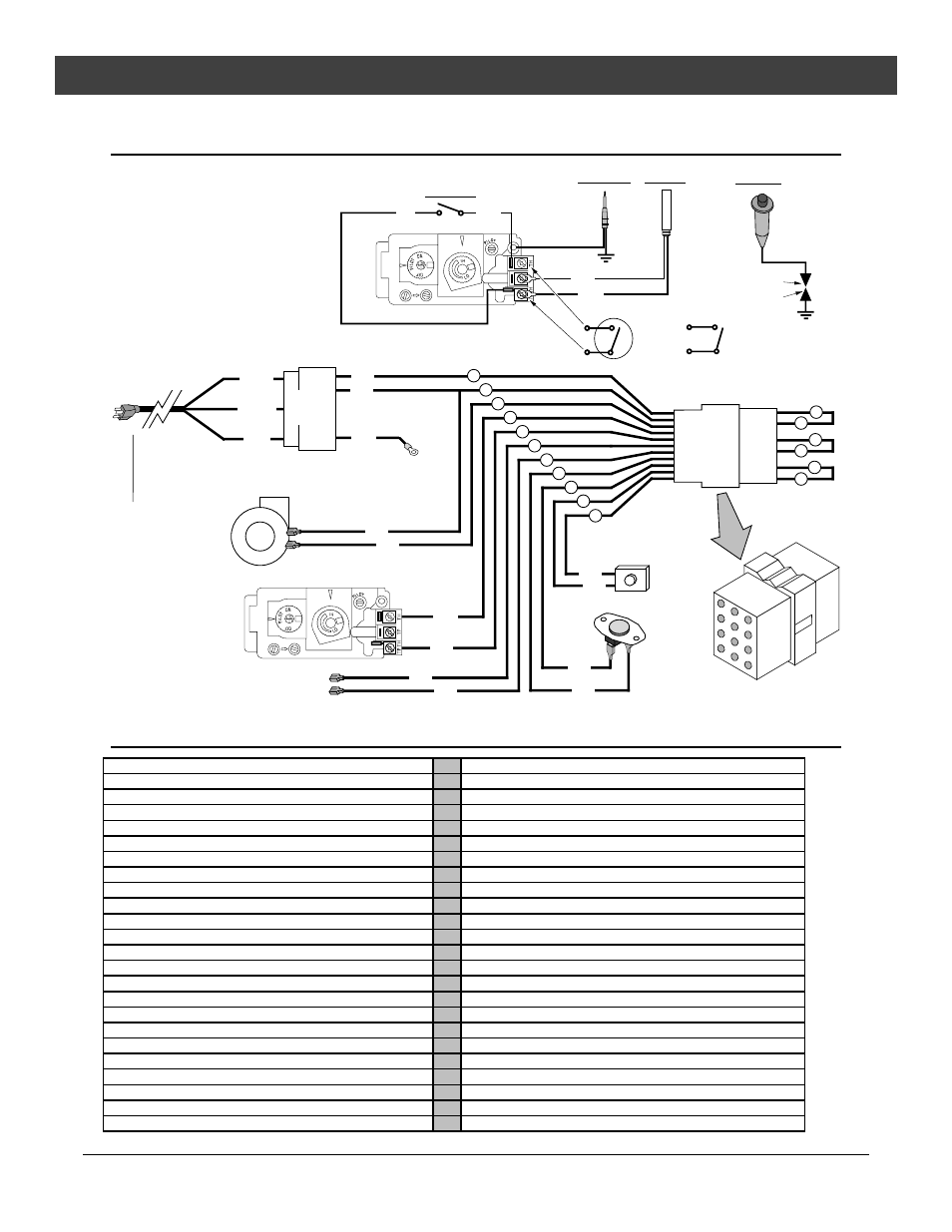 Maintenance, Wiring diagram, Replacement parts | Avalon Stoves Cedar EF User Manual | Page 30 / 42