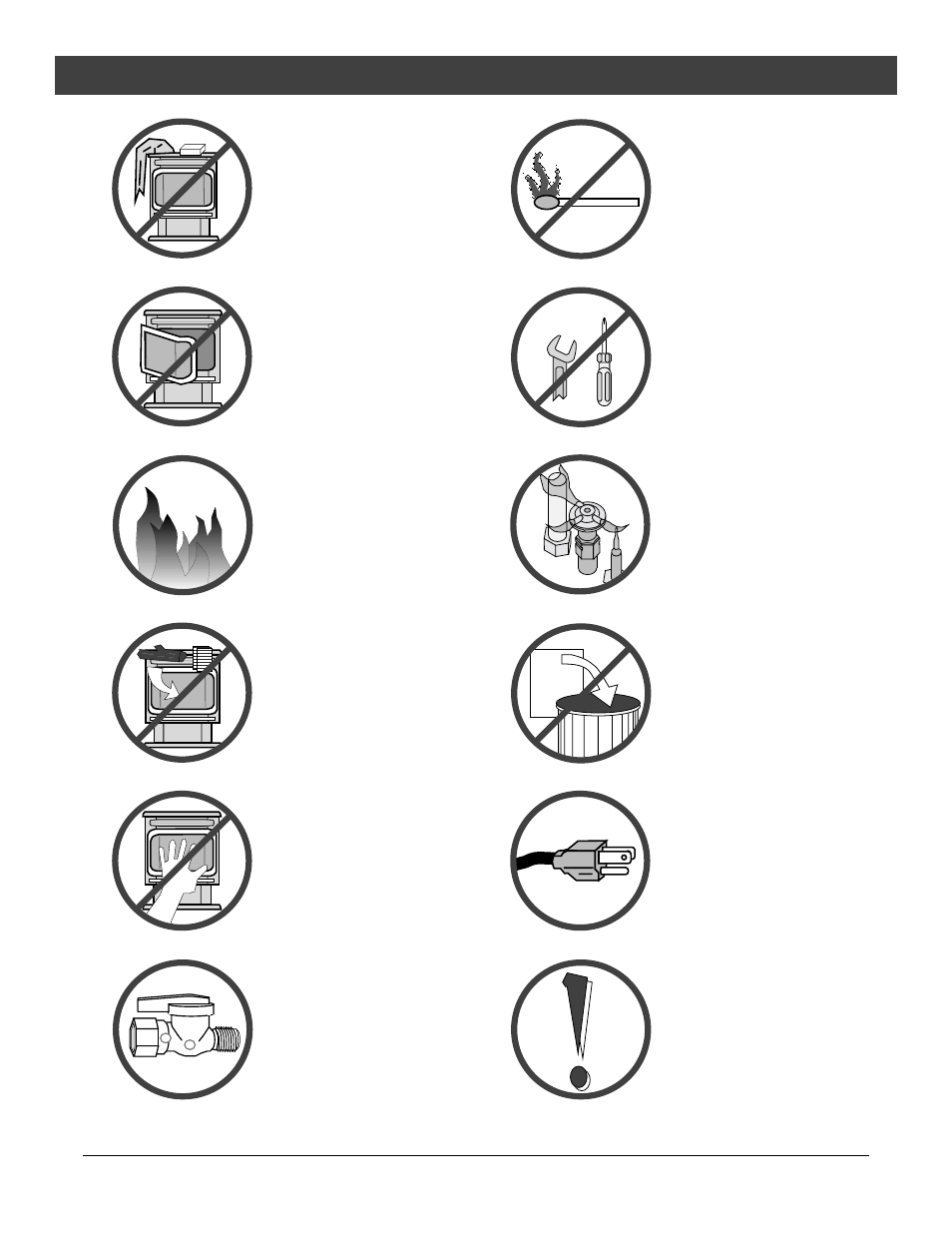 Safety precautions | Avalon Stoves Cedar EF User Manual | Page 5 / 42